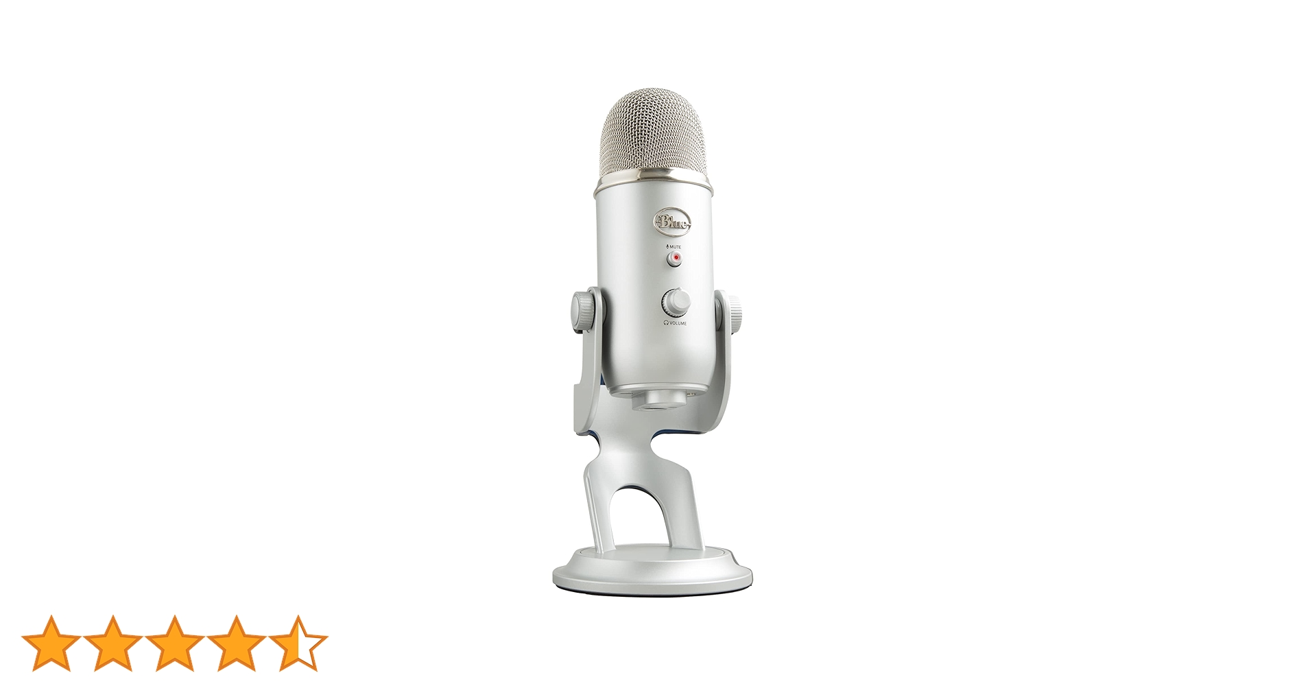 Blue YETI ホワイト コンデンサーマイク ほぼ未使用 Blue YETI ホワイト コンデンサーマイク ほぼ未使用 Blue YETI